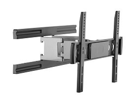 Super economy double arm full-motion tv wall mount